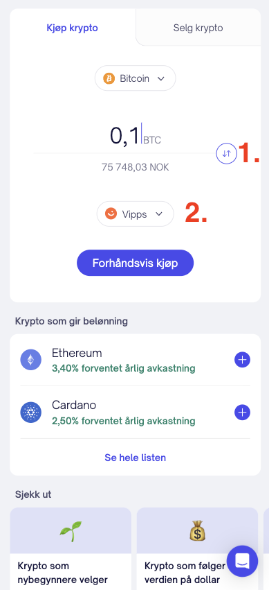 Handle til markedskurs